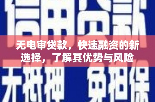 武夷山无电审贷款，快速融资的新选择，了解其优势与风险