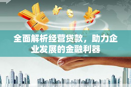 武夷山全面解析经营贷款，助力企业发展的金融利器