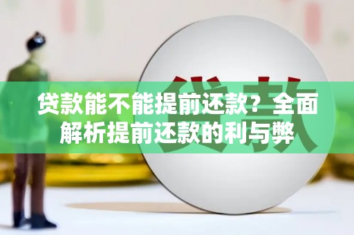 武夷山贷款能不能提前还款？全面解析提前还款的利与弊