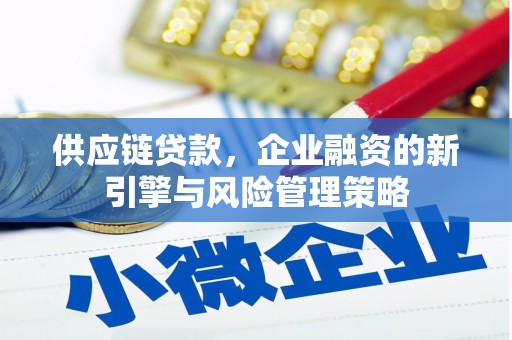 武夷山供应链贷款，企业融资的新引擎与风险管理策略