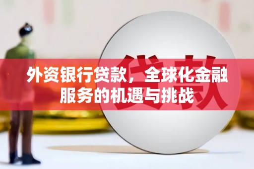 武夷山外资银行贷款，全球化金融服务的机遇与挑战