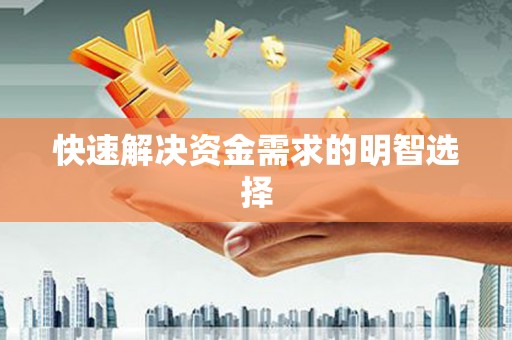 武夷山快速解决资金需求的明智选择